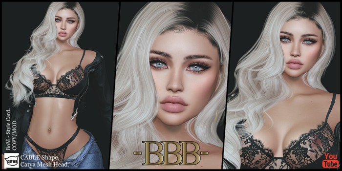 ~BBB~ CABLE Shape - BOM - CATWA - Catya Mesh Head.