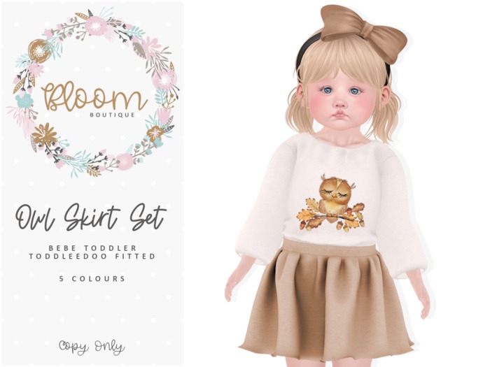 Bloom Owl Skirt Set Fatpack