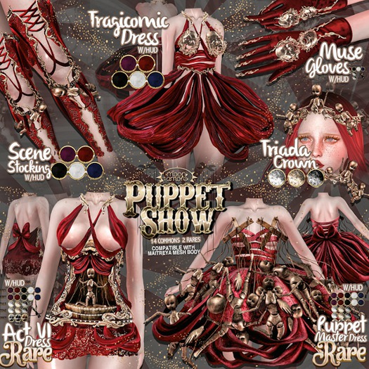 :Moon Amore: Puppets Show / Tragicomic Dress - SNOW
