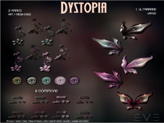 E.V.E DYSTOPIA MESH EYES RARE