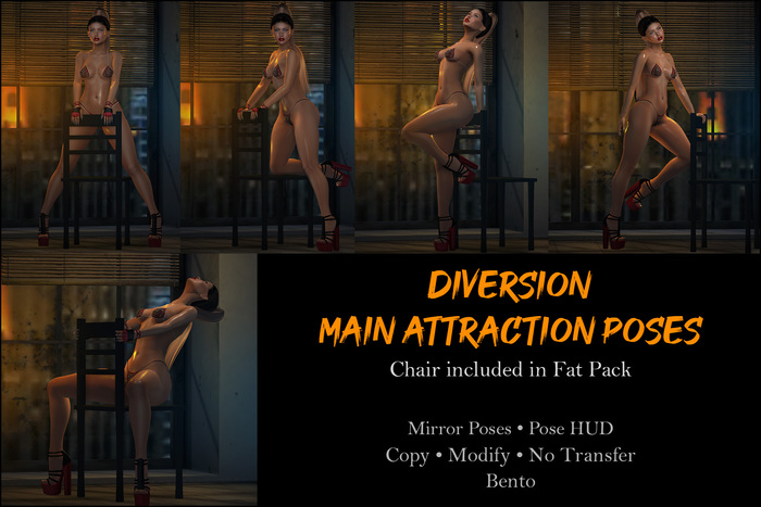 Diversion - Main Attraction Poses (Wear To Unpack)