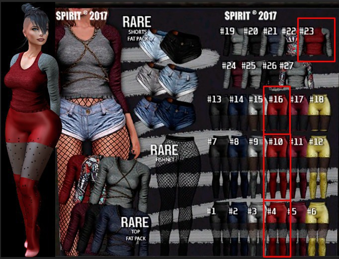 SPIRIT - Akima Full Set Red - [MAITREYA]