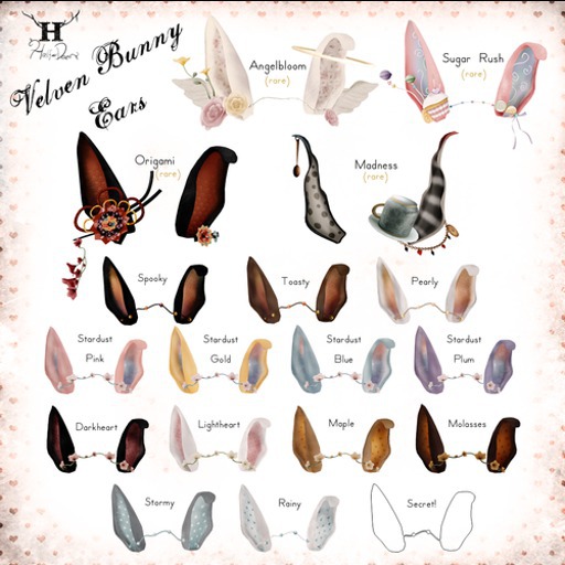 +Half-Deer+ Velven Bunny Ears (Maple)