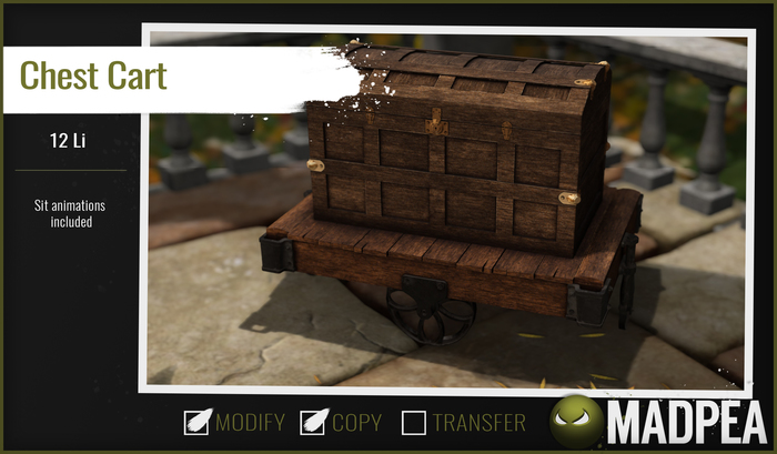 MadPea Chest Cart [Add Me!] Boxed
