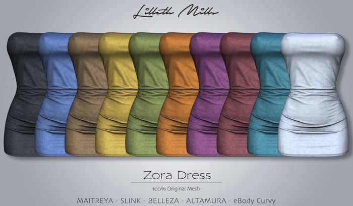 LM ZORA Dress - Sude - MULTIPACKS