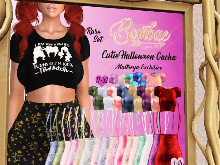  '5. {Bombae} Cutie  Halloween Skirt {Red}