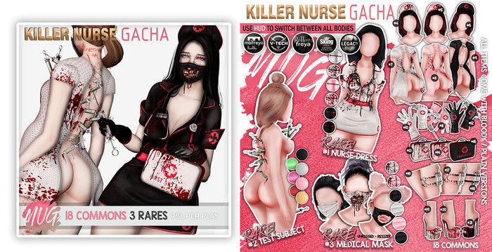 Mug - Killer Nurse - #3 Medical Mask RARE