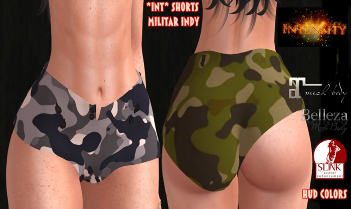 *INT* INTENSITY-SHORTS MILITARY  INDY