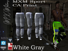 MXM Sport  CA Print WhiteGray(Wear me)