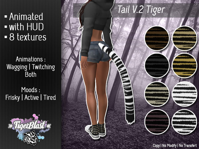 [TigerBlast] Tail V.2 - Tiger