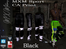 MXM Sport  CA Print Black (Wear me)