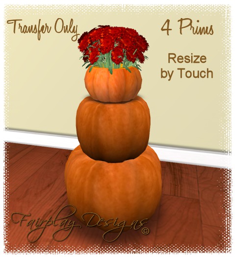 Freshly Harvested Pumpkins Stacked & Stuffed with Fall Flowers