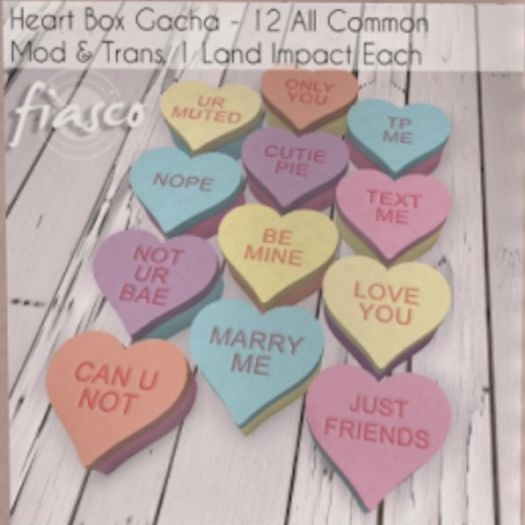 Fiasco - Heart Box "Can U Not"