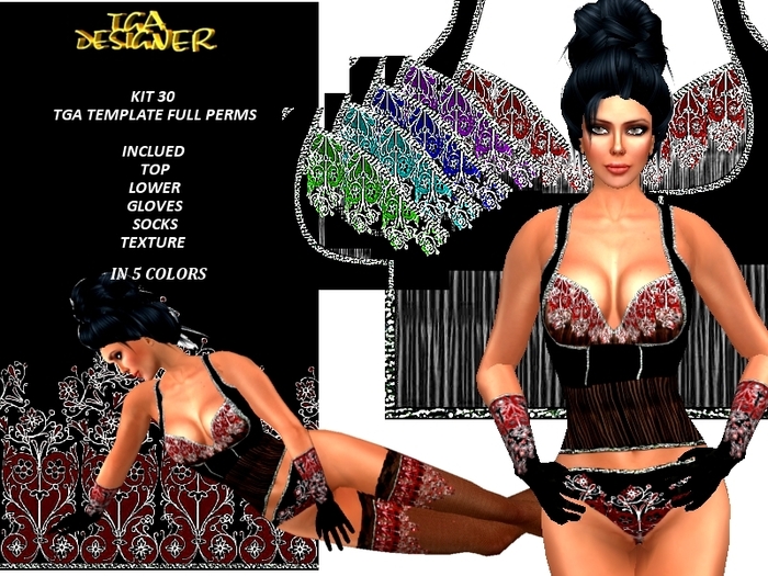 TGA DESIGNER - KIT 30 TEMPLATE FULL PERMS 