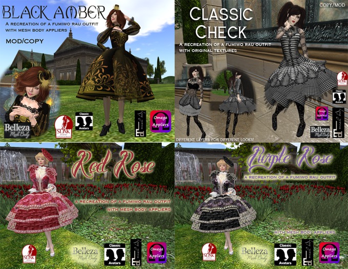 Gothic Dress Collection  Big BOXED