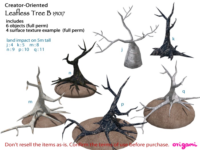 origami~* leafless tree B 191017