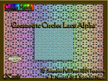 Geometric Circles Lace Alpha Textures