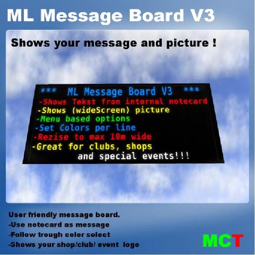 Message Board + picture V3 [bxd]