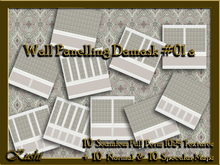 Wall Panelling Damask #01a Textures