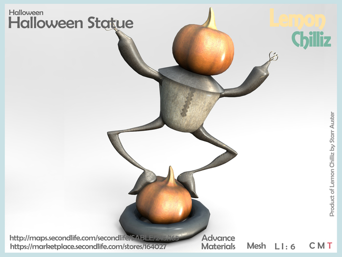 Halloween Statue (Mesh) [Lemon Chilliz]
