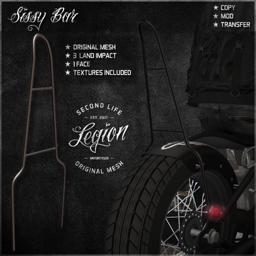 Legion Motors - Sissy Bar (Box)