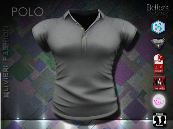 BRANDEN POLO - GREY