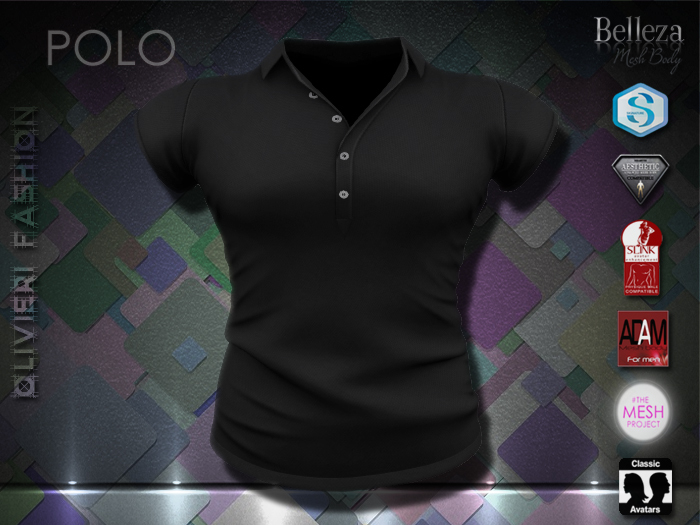 BRANDEN POLO - BLACK