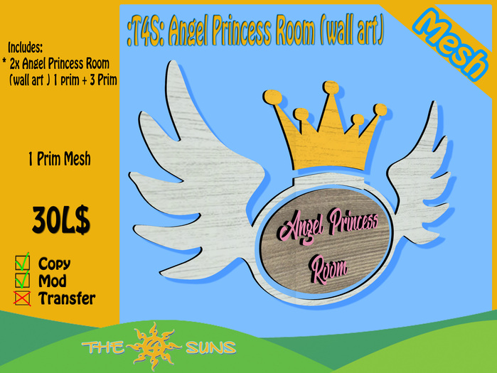 :T4S: Angel Princess Room - Mesh
