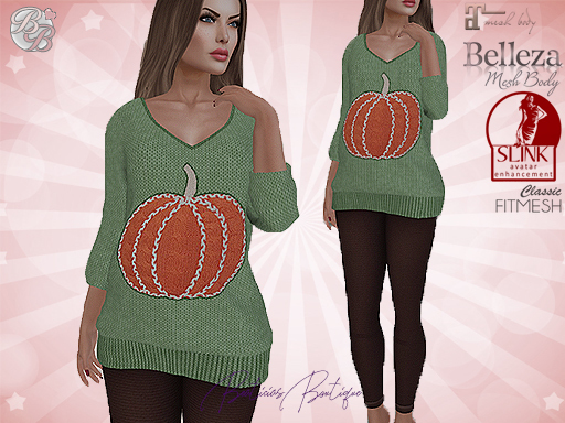 ♥ Fall Sage - Brown Pumpkin Outfit ♥