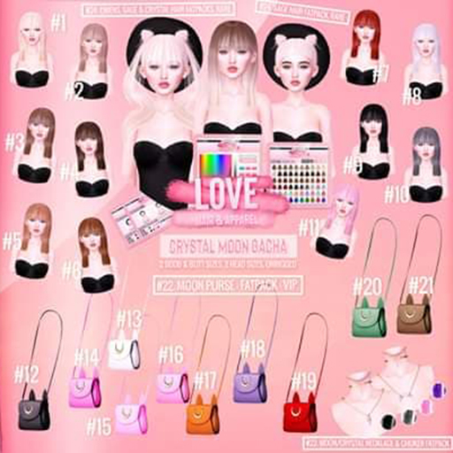 Love [Moon Purse] #18 Purple - Rigged - Outwards