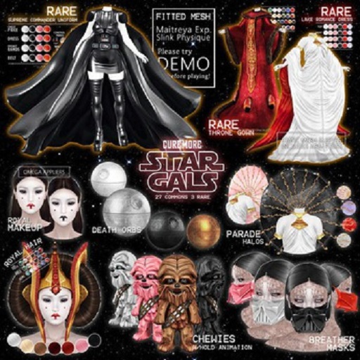 Curemore / Star Gals / Breather Mask - ROSE