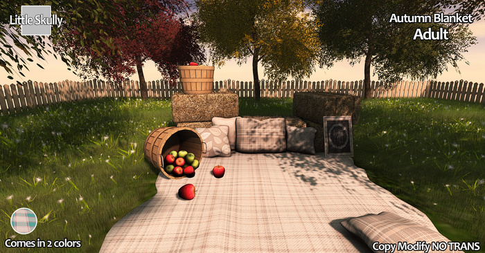 [LS] FALL BLANKET   / APPLES / FRAME  / FURNITURE