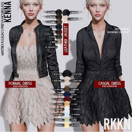 RKKN. Kenna Casual Dress Sage