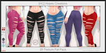 [HC] Zeta Slashed Leggings Fat Pack for Slink, Belleza, Maitreya, eBody, Signature & Tonic