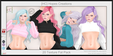 [HC] Zeta Cropped Sweatshirt Fat Pack for Slink (inc. Petite), Belleza, Maitreya, eBody, Signature & Tonic