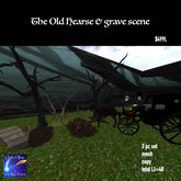 The Old Hearse & Grave scene-Crate