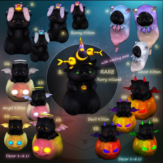 13. YOKAI - Night Kitten - Angel Kitten (pink)