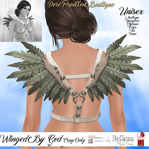 DPB Winged By God - Cream & Olive