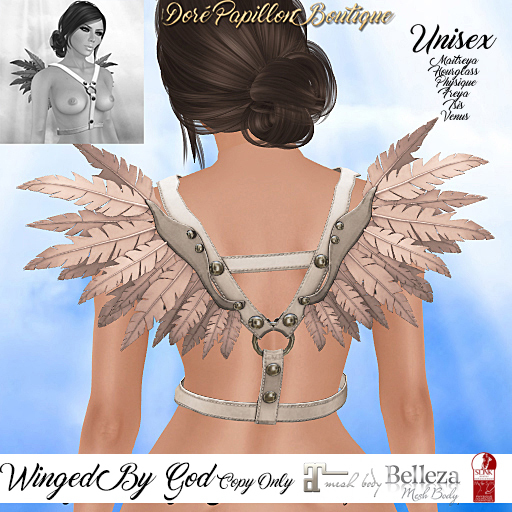 DPB Winged By God - Cream & Tan