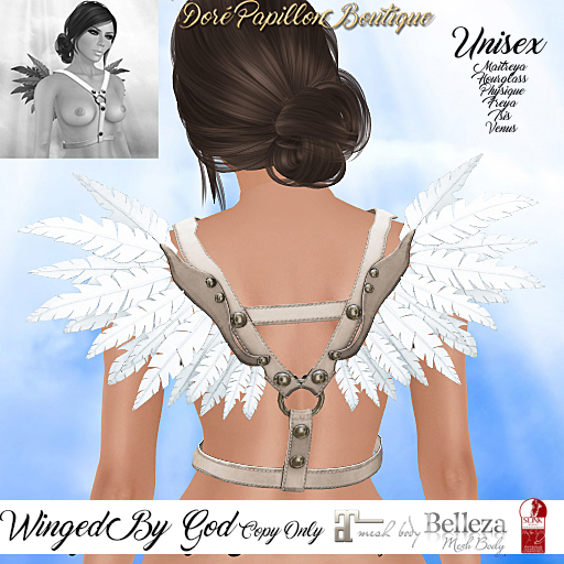 DPB Winged By God - Cream & White