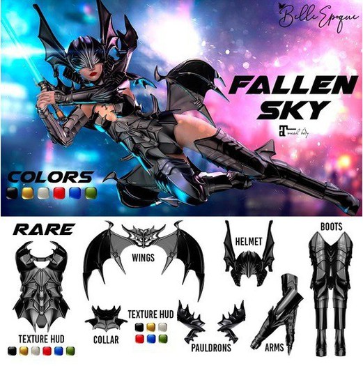 Belle Epoque { Fallen Sky } Arms Red - Box