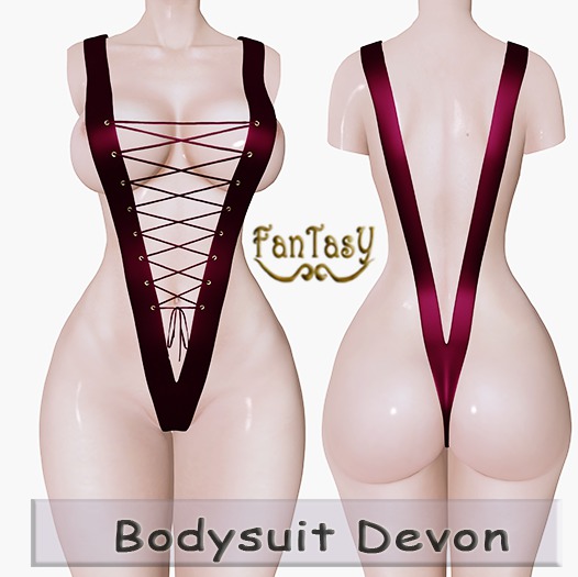 !FANTASY: Bodysuit Devon Pink