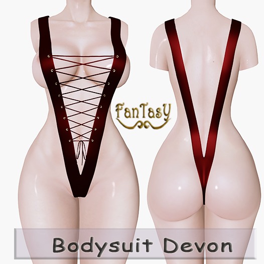 !FANTASY: Bodysuit Devon Red