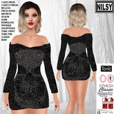 OFFSHOULDER SKULL DRESS,ALL BODIES
