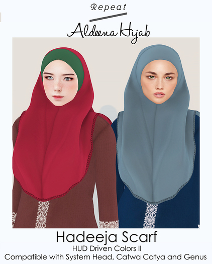 ALDEENA HIJAB : Hadeeja Scarf 2