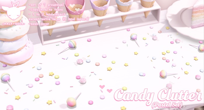 +Half-Deer+ Candy Clutter [Pastel Set]