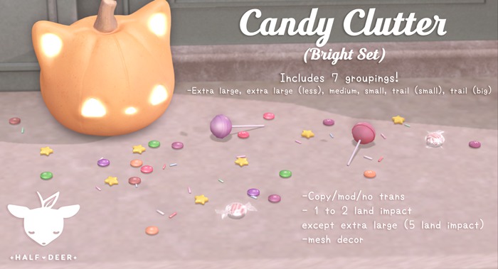 +Half-Deer+ Candy Clutter [Bright Set]