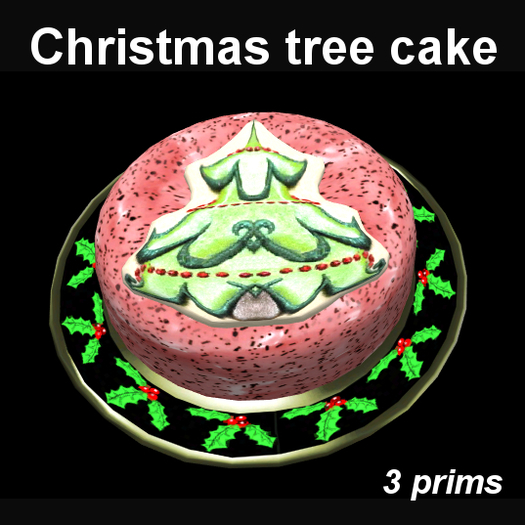 Christmas tree cake