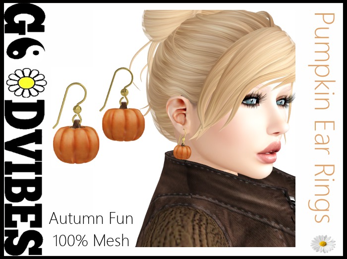 Autumn Fun Pumpkin Ear Rings