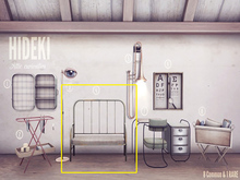 HIDEKI - Metal Bench - 4